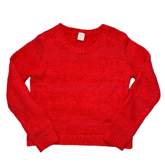 Wonder Nation Fuzzy Red Sweater - Picture 1 of 3